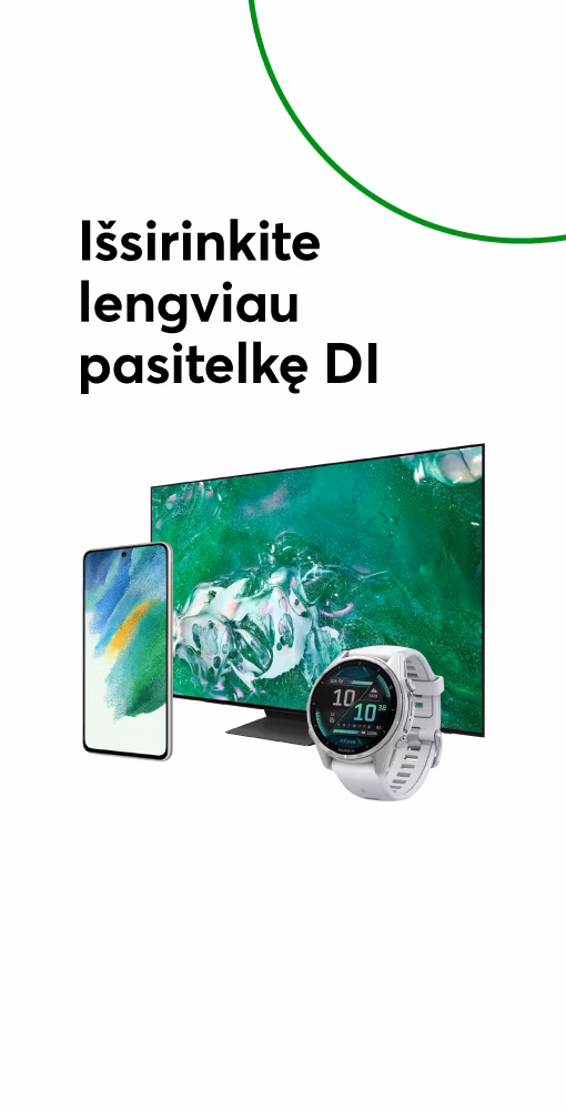 Išsirinkite lengviau pasitelkę dirbtinį intelektą